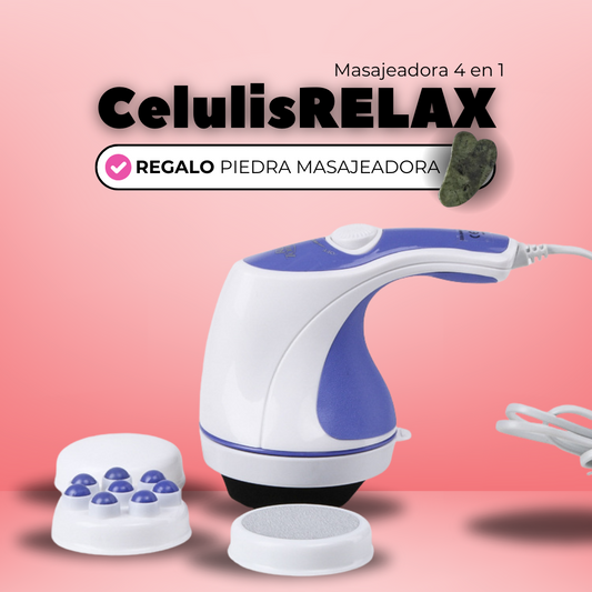 CelulisRelax 4 en 1 - Masajeador Anticelulítico