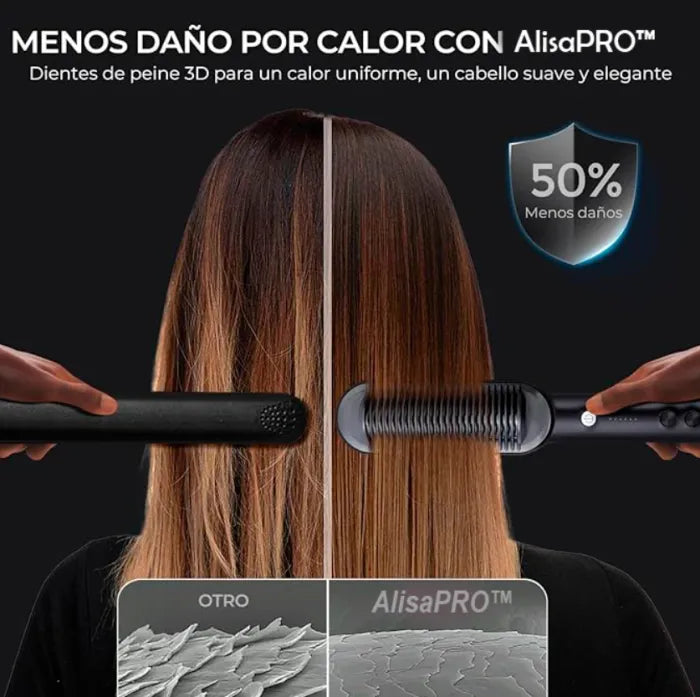 AlisaPRO™ - Cepillo alisador 2 en 1